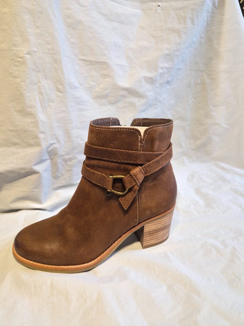 New In Box sz 7M Sperry Top-Sider Dark Brown Chelton Leather Booties - Picture 6 of 11